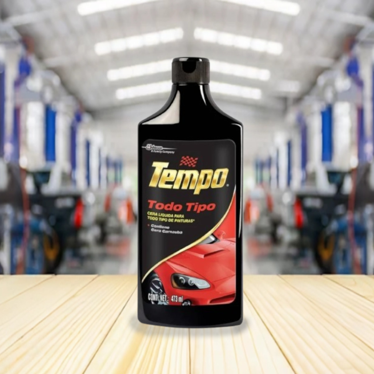 Cera Líquida Tempo todo tipo pinturas 473ml.