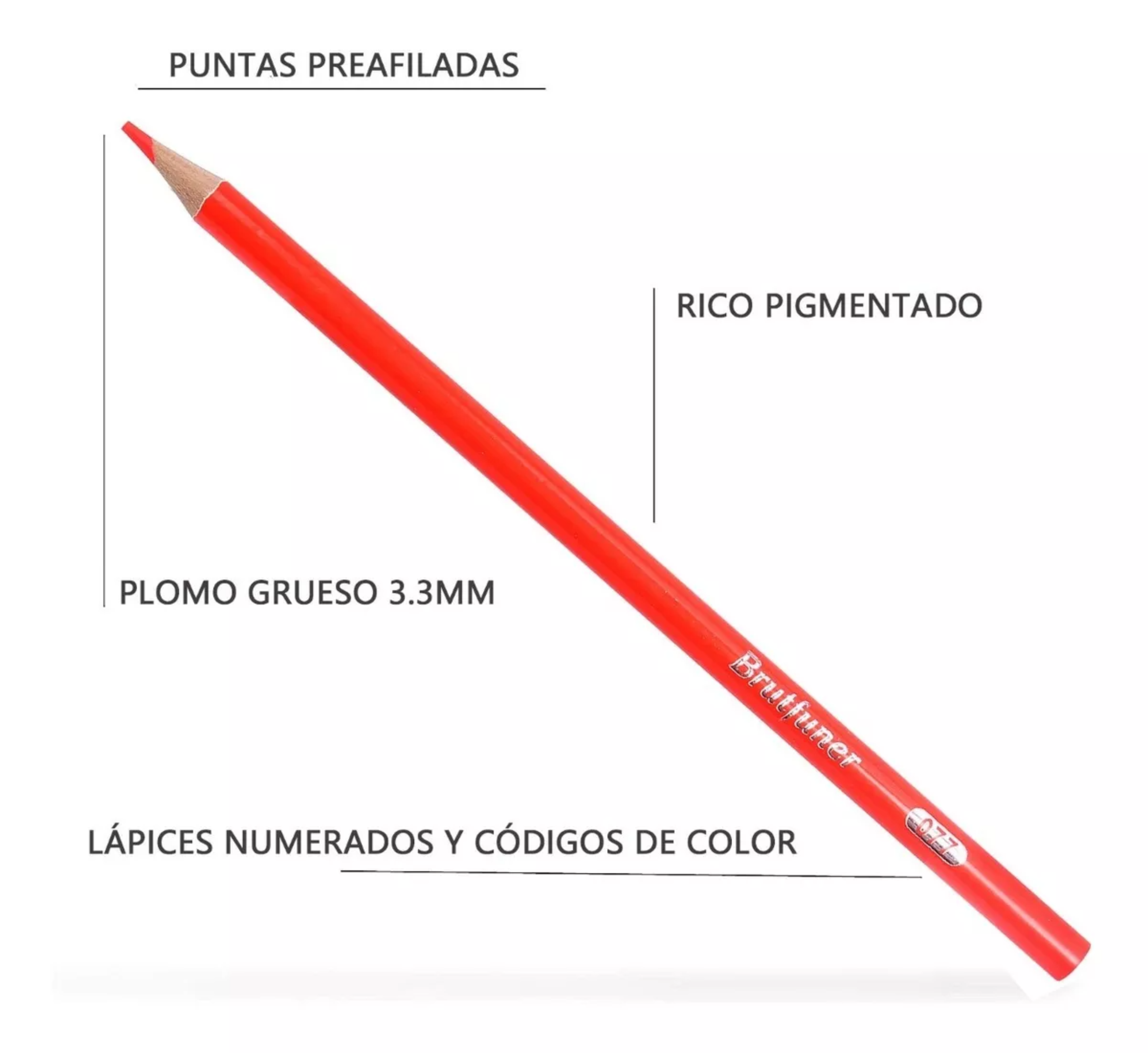 Lápices De Colores Brutfuner Juego De 260pcs.