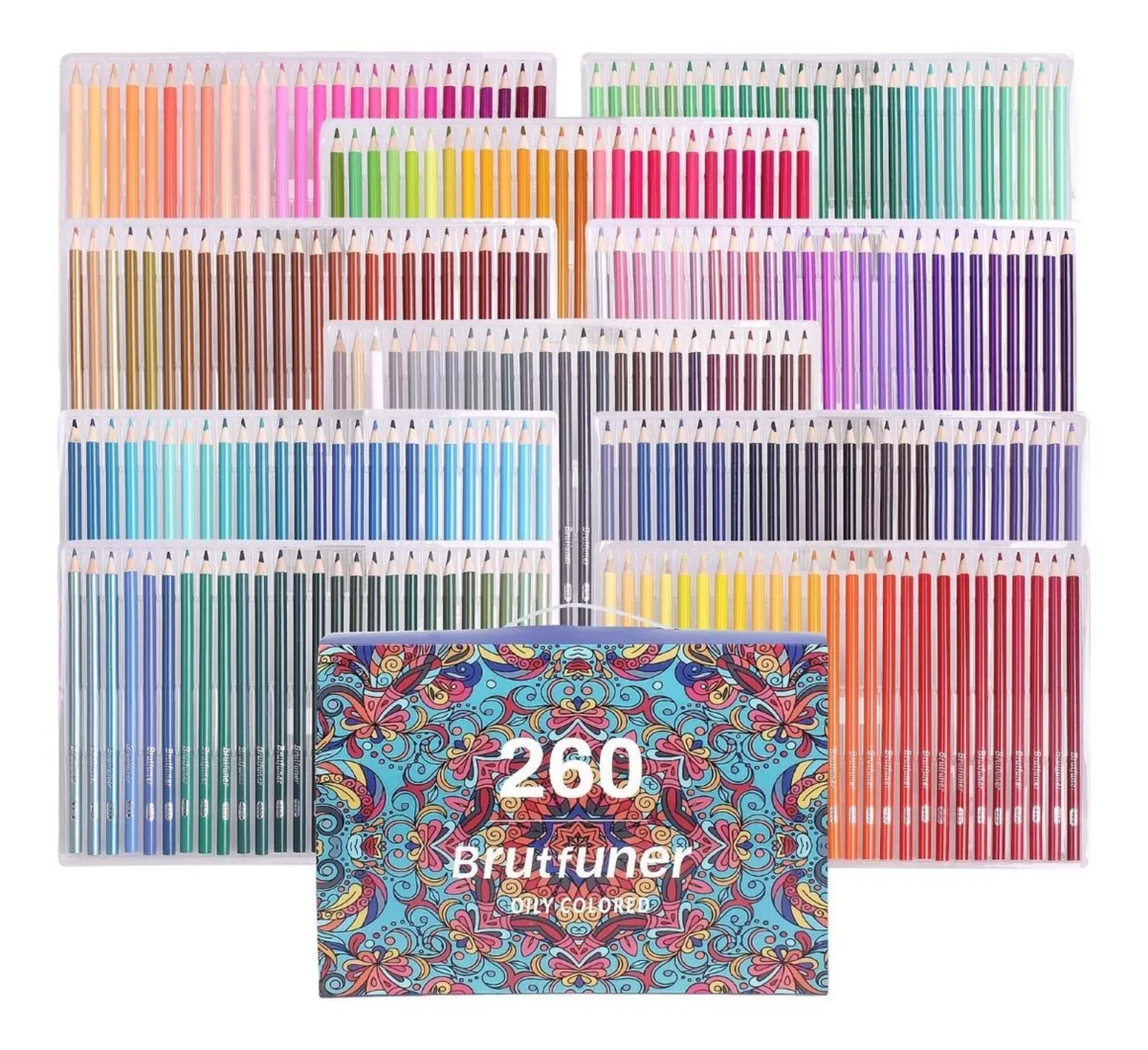 Lápices De Colores Brutfuner Juego De 260pcs.