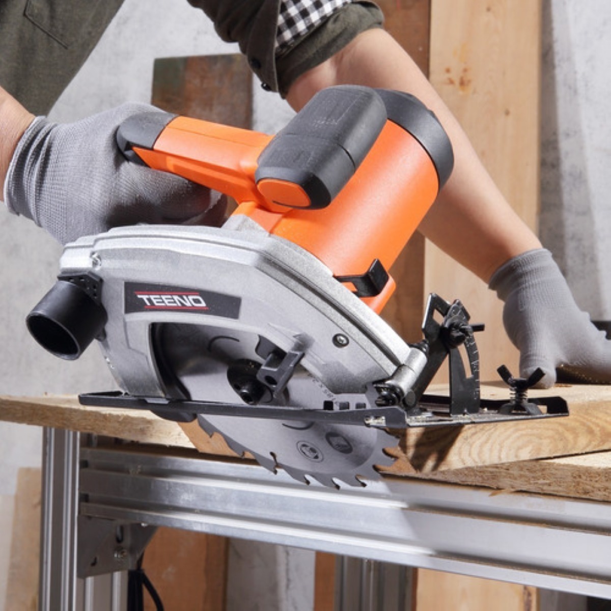 Sierra Circular Teeno Disco 1500w 7-1/4 Naranja