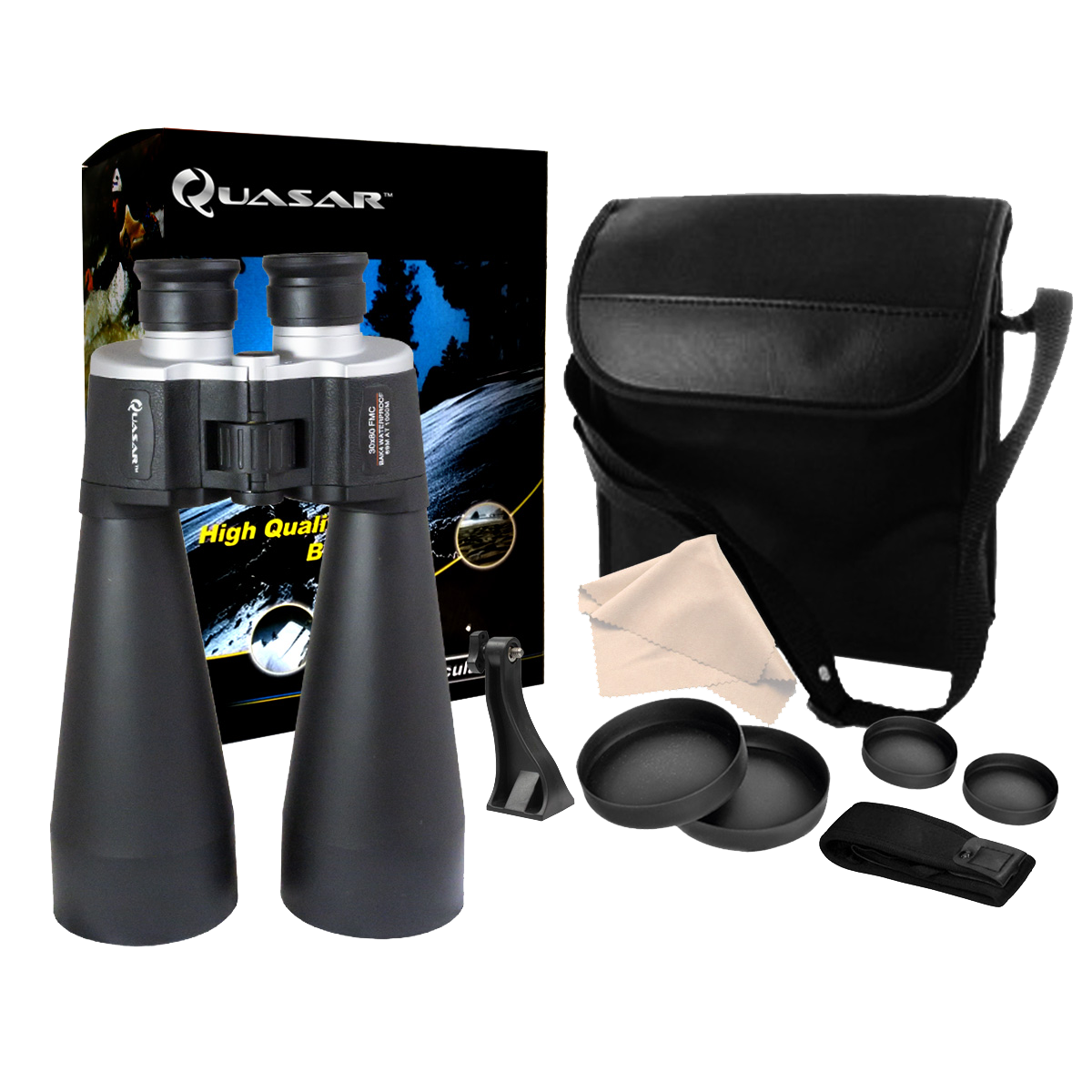Binoculares Quasar Venture Qv80 30x80mm Gigantes.