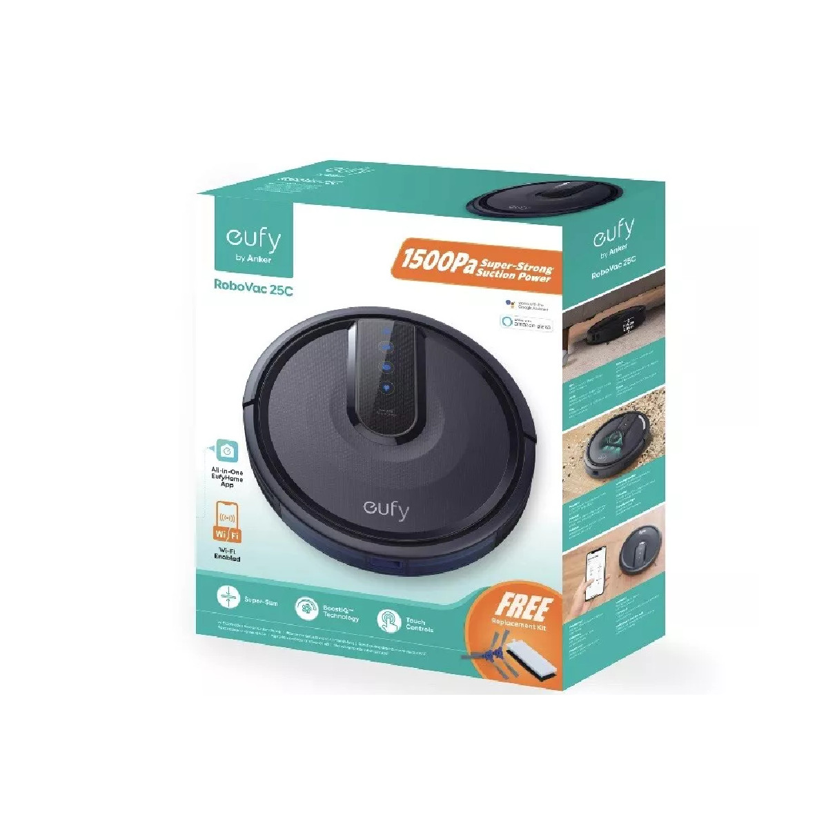 Aspiradora Robot EUFY ROBOVAC 25C WiFi control App 1500Pa.