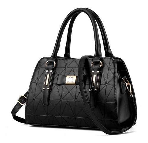 Bolsa Tote Para Mujer Bolso De Mano Con Gran Capacidad Negro.