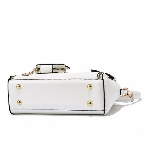 Bolso De Mujer Casual Vintage De Cuero Pu negro