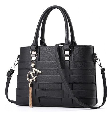 Bolsas De Mano Para Mujer Bandolera Moda Hombro Tote negro.