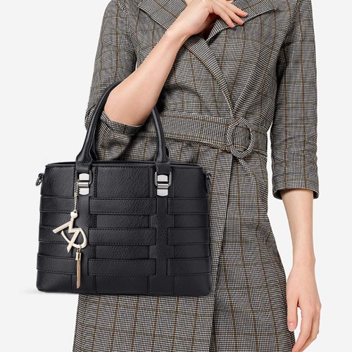 Bolsas De Mano Para Mujer Bandolera Moda Hombro Tote negro.