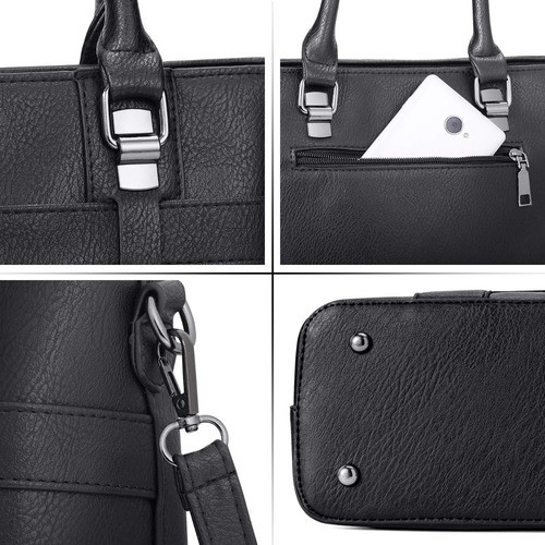 Bolsas De Mano Para Mujer Bandolera Moda Hombro Tote negro.
