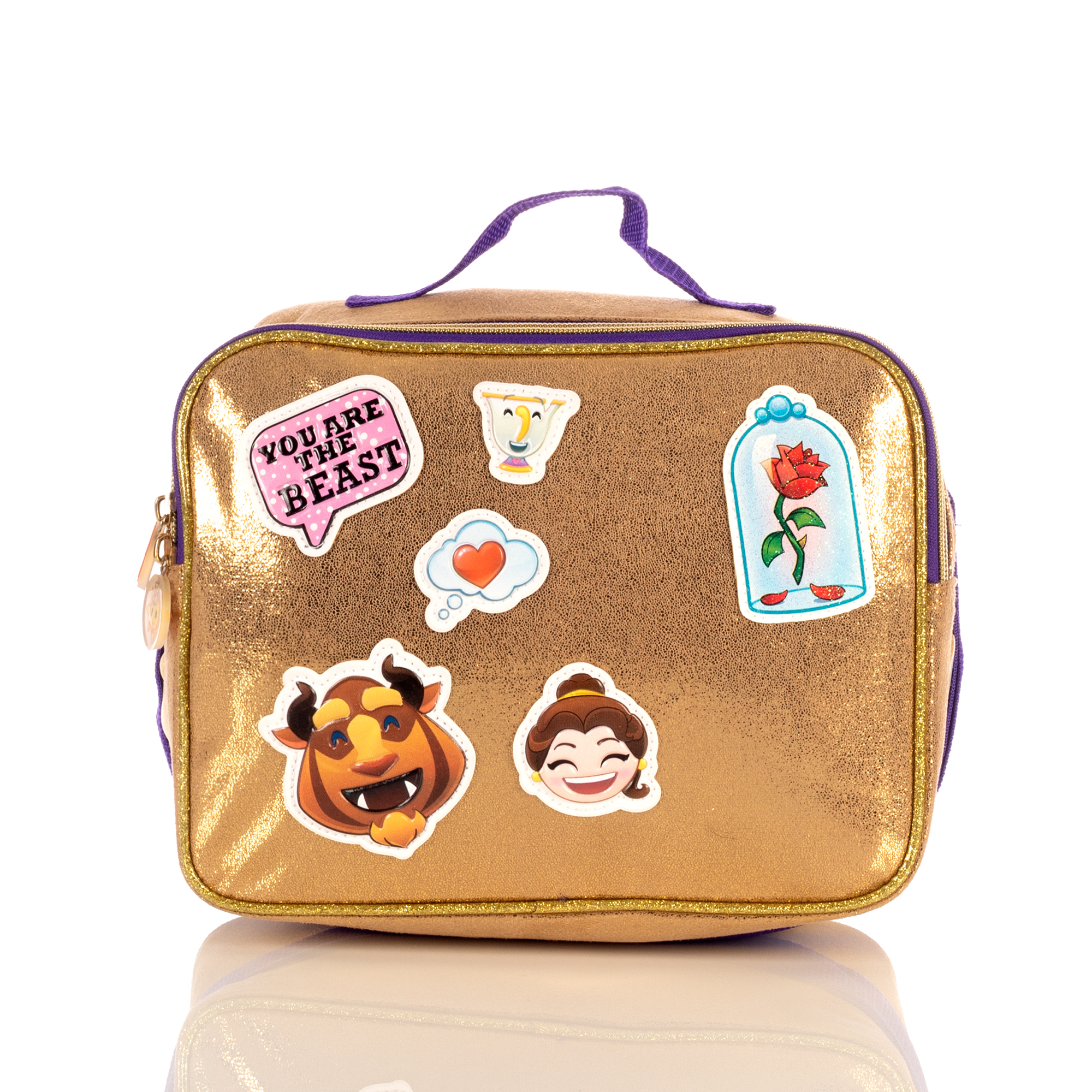 Lonchera Disney Emoji de La Bella y La Bestia.