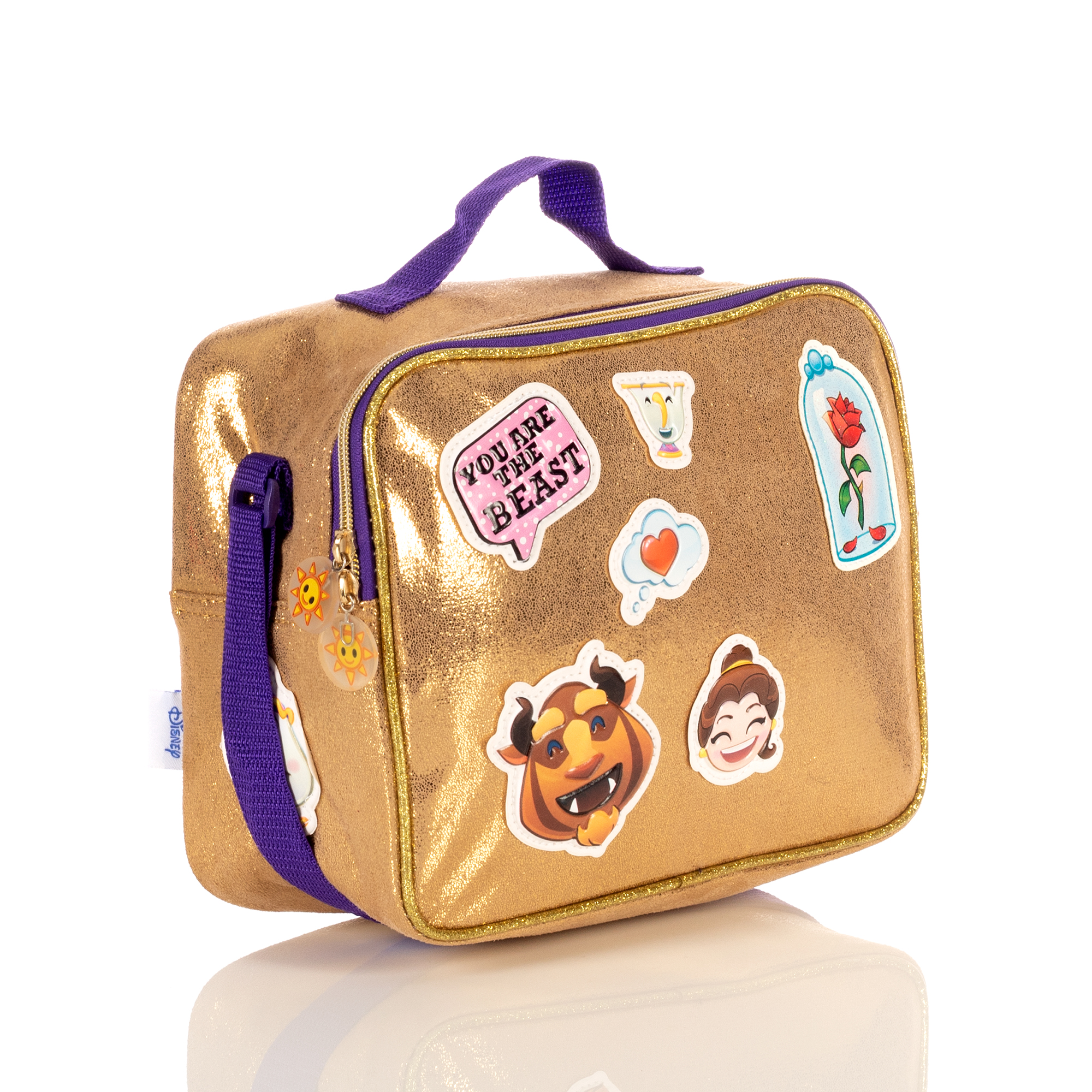 Lonchera Disney Emoji de La Bella y La Bestia.