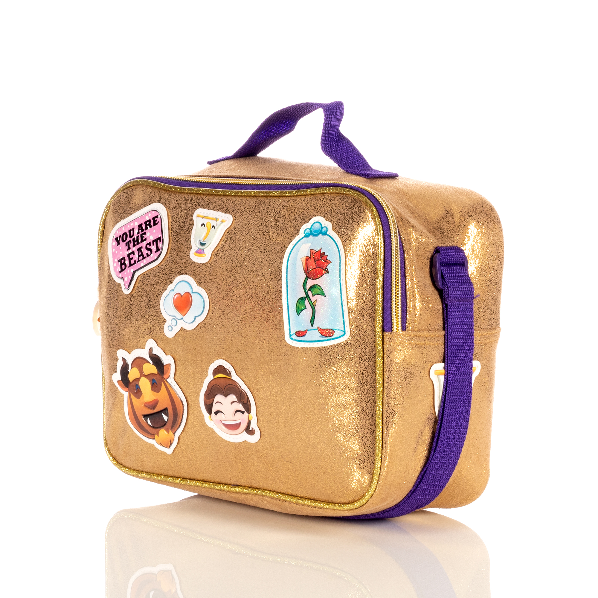 Lonchera Disney Emoji de La Bella y La Bestia.