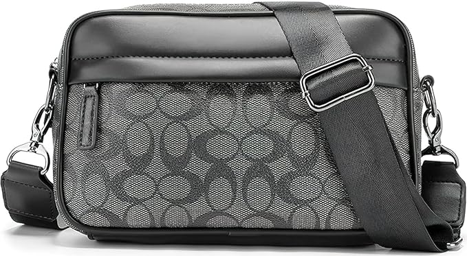 A Bandolera Hombre, Mariconera, Salandens Crossbody Hombre, Bolso Para Hombre Correa De Hombro Desmontable, Estilo Casual, Ligero, Para Uso Diario, Deportes, Senderismo,viajes..