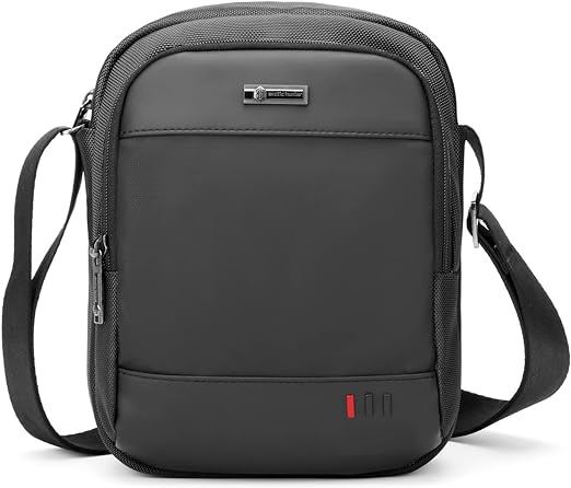 A Bolso Bandolera Hombre, ARCTIC HUNTER AH Bandolera Casual Cruzado para Hombre Resistente al Agua para Bolsa Mensajero para Casual Oficina Trabajo Negocio y Escuela.