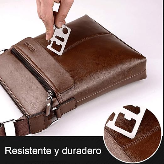 A Bolso de Mano de Cuero para Hombres, Bolsos de hombres, Maleta Para Oficina,Bolsos de hombro vintage para hombre, Bolso bandolera de lona para uso multiusos.