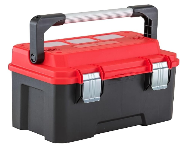 Caja de herramientas  rojo CRAFTSMAN Pro de 26 pulgadas de ancho x 12 pulgadas de alto.