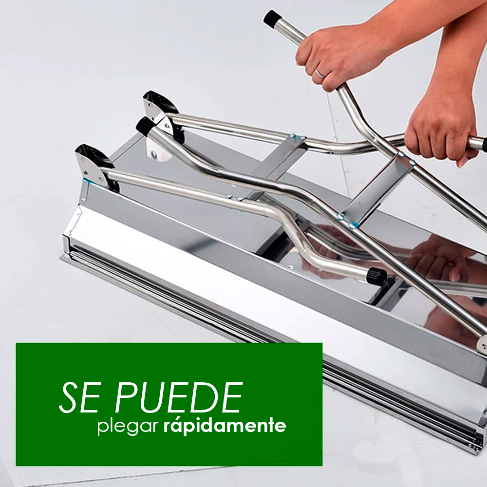 Ilios Innova Asador plegable de acero inoxidable, Parrilla Plegable, Asador Fácil de instalar al aire libre, Ideal para Camping, Asador para Carne Azada, Parrilla para Barbacoa