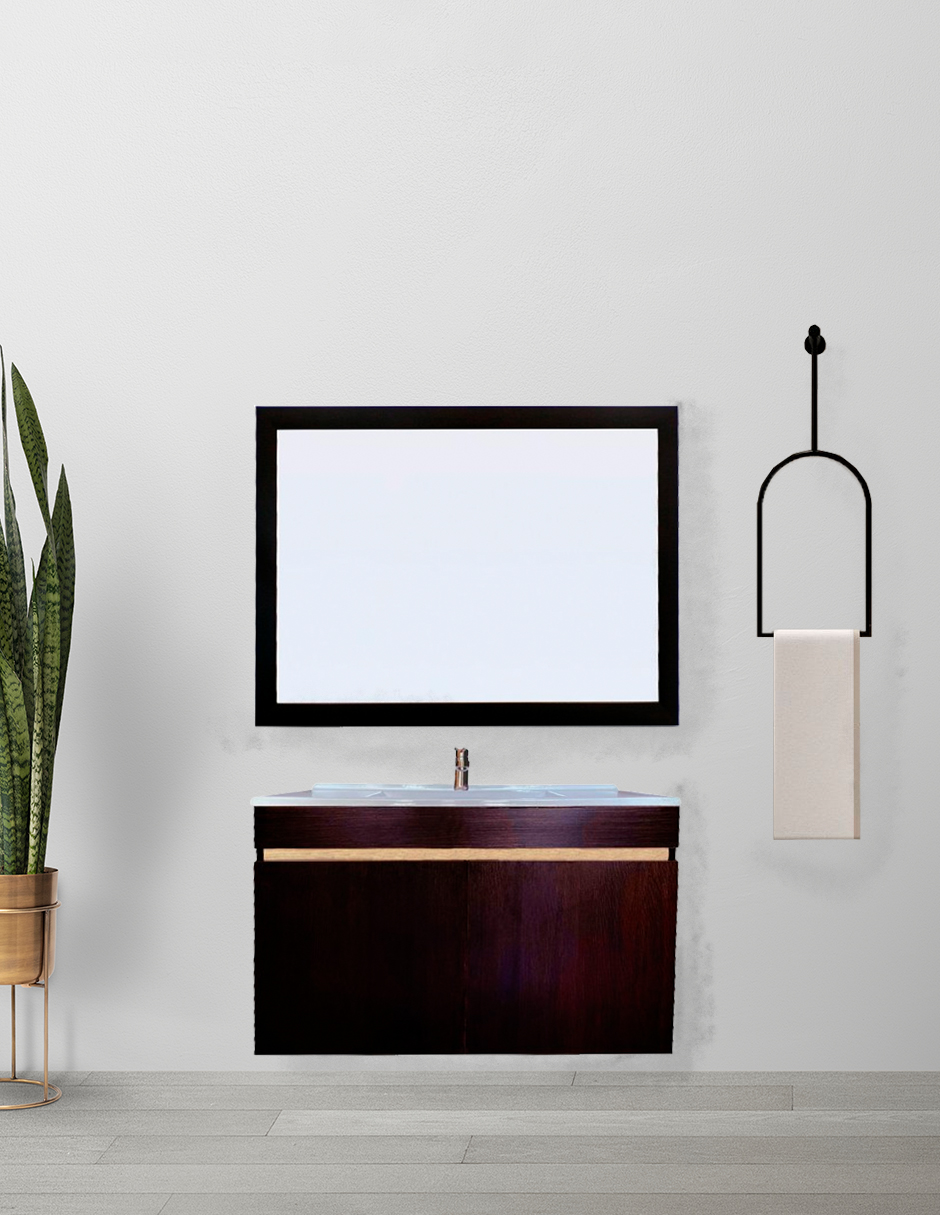 Gabinete Para Baño Con Espejo Decorativo Decomobil