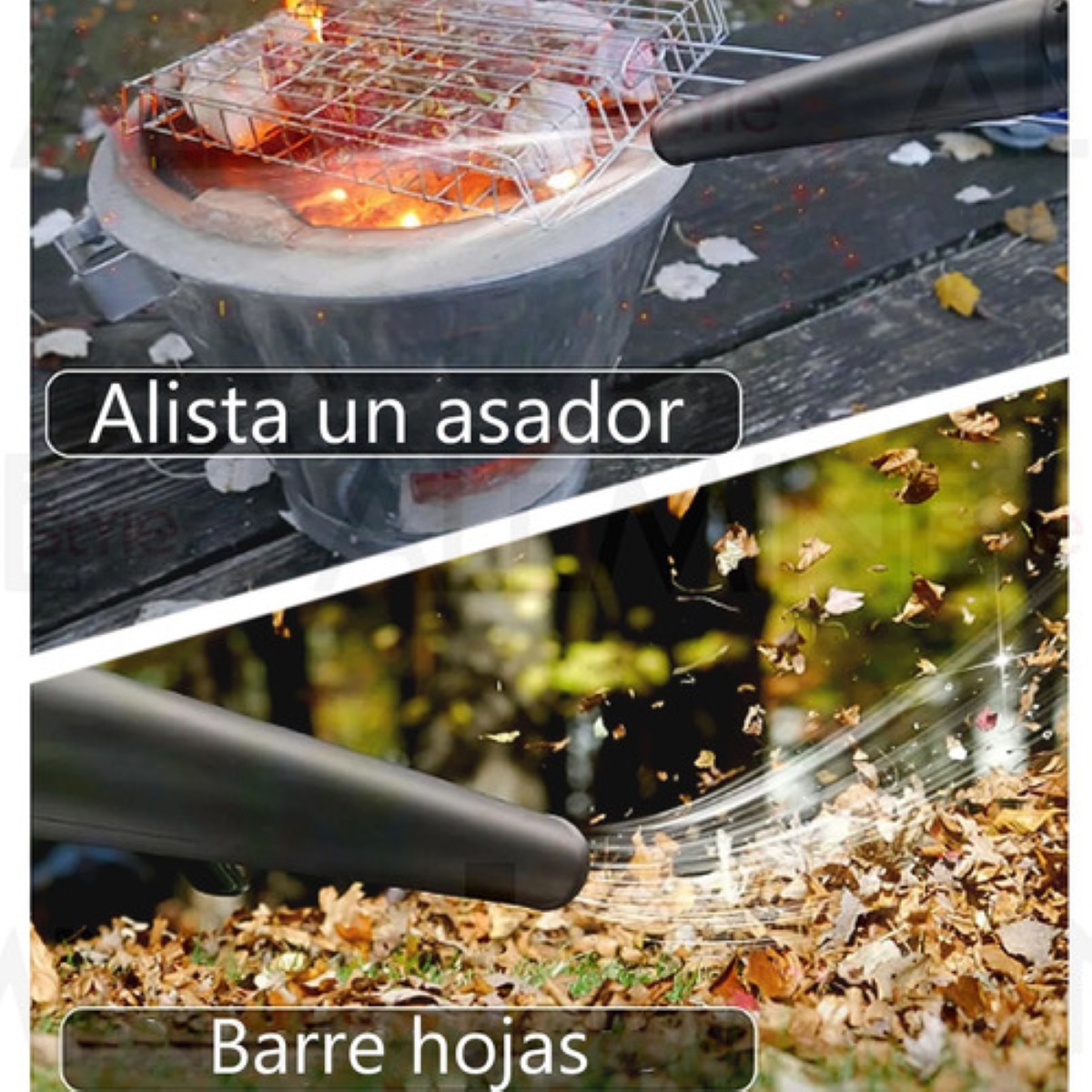 Sopladora Aspiradora De Aire Electrico Portatil 750w 110v Amarillo