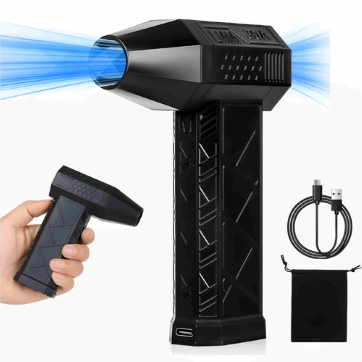 Sopladora Ventilador Turbo Mini Jet De 130000 Rpm 52 M/s