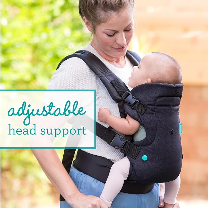 A Infantino Flip 4-in-1 Convertible Carrier - BLACK.