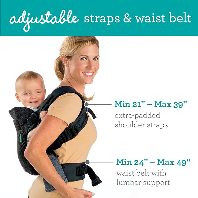 A Infantino Flip 4-in-1 Convertible Carrier - BLACK.
