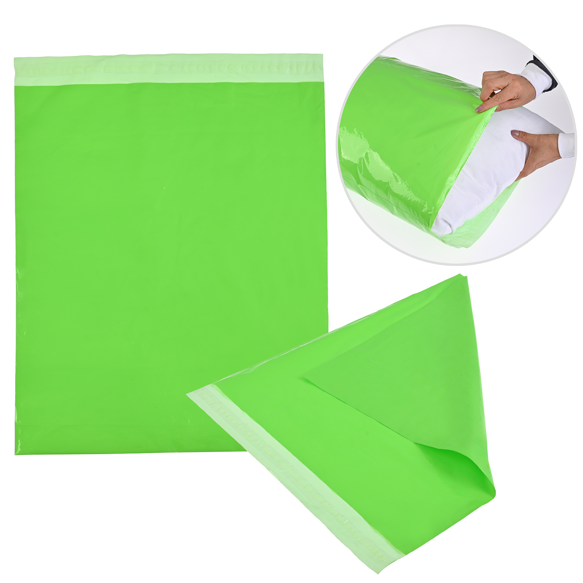 Paquete de 100 Piezas Bolsa Sobre Para Paquetería 48 X 60 Cm Tamaño EXTRA GRANDE Envíos E-Commerce, Mensajería, Adhesivo, Poly Plástico Resistente, Impermeable MOD:A021.