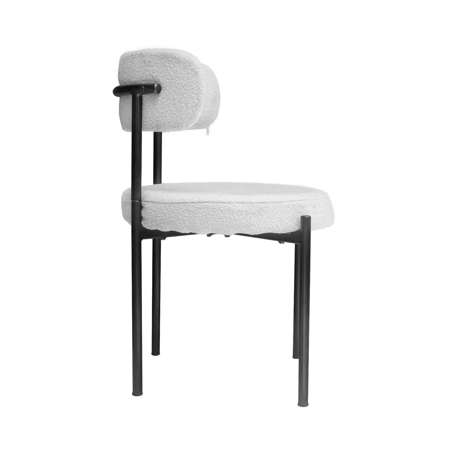 Silla de Comedor Cómoda con Tejido de Felpa Bossa Audrey.