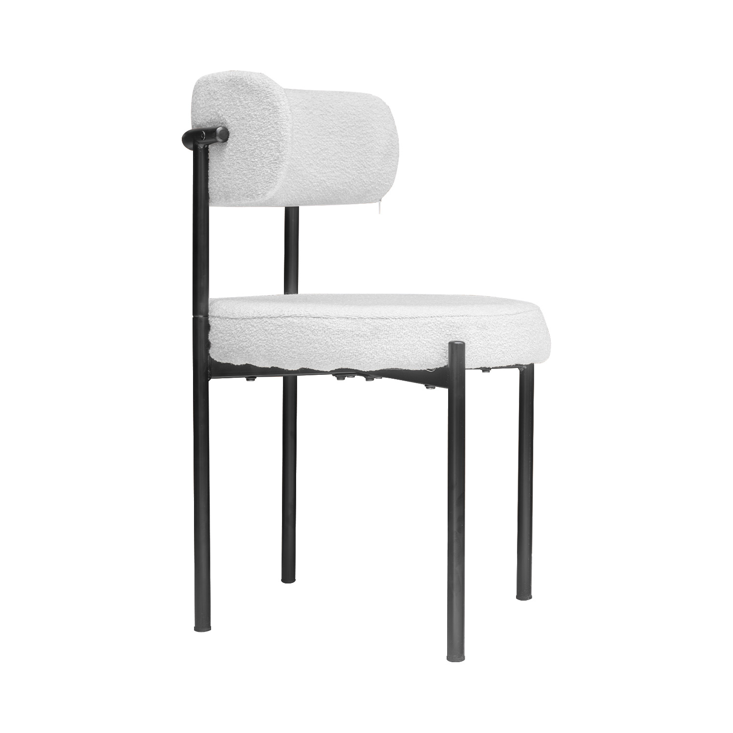 Silla de Comedor Cómoda con Tejido de Felpa Bossa Audrey.
