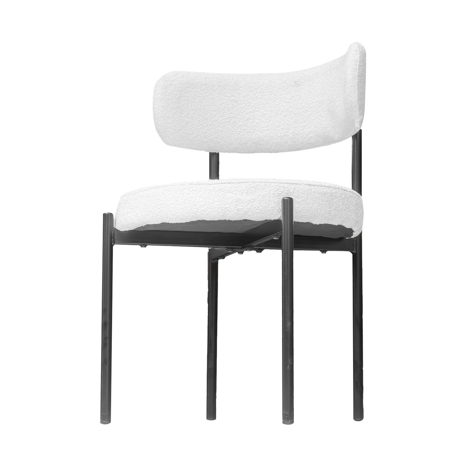 Silla de Comedor Cómoda con Tejido de Felpa Bossa Audrey.