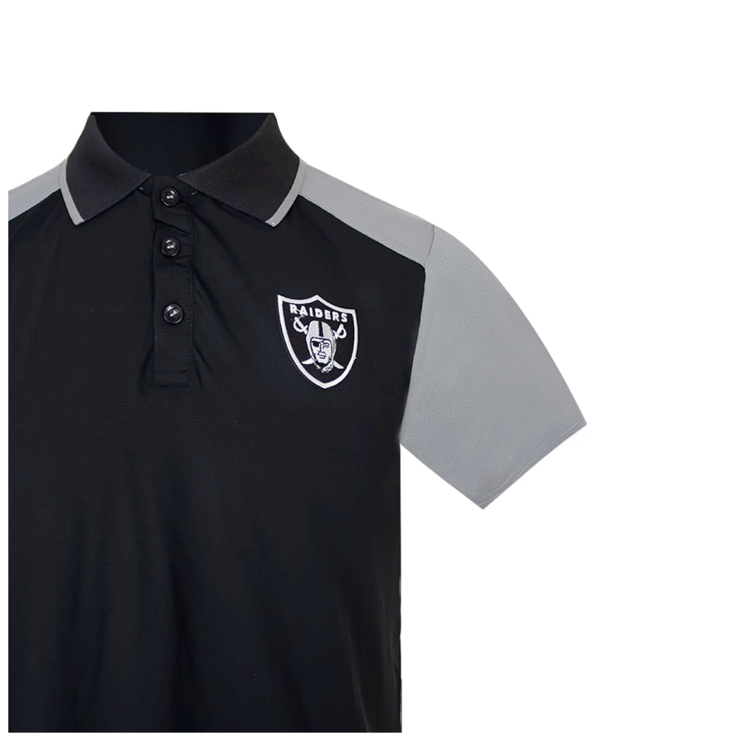 Playera Tipo Polo Deportiva para Hombre Las Vegas Raiders