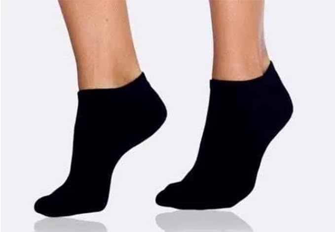 Calcetin para Hombre, Algodón,12 pares,Afelpado, Tines, Color Negro, Talla Única.