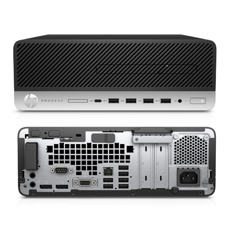 CPU HP ProDesk 600 G3 SFF- Intel Core i5 6ta generación- 16GB RAM 1TB Disco Duro-WIFI-Windows 10 PRO- Equipo Clase A, Reacondicionado.