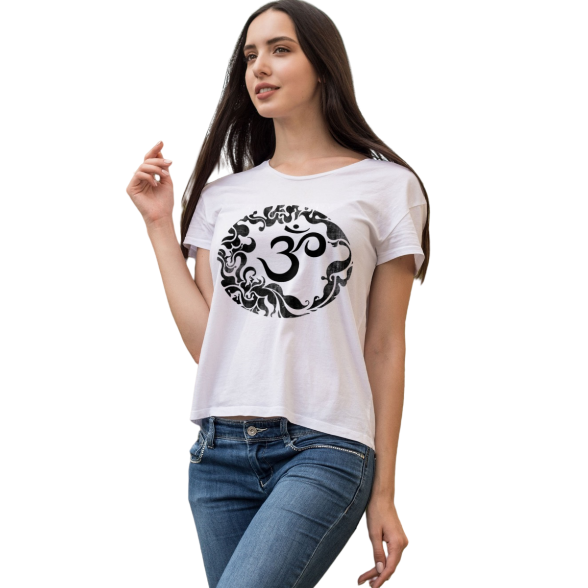 Playera Dama Estampada Moda Premium Om Vintage Meditación Yoga Buda Zen