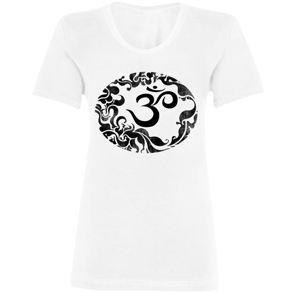 Playera Dama Estampada Moda Premium Om Vintage Meditación Yoga Buda Zen