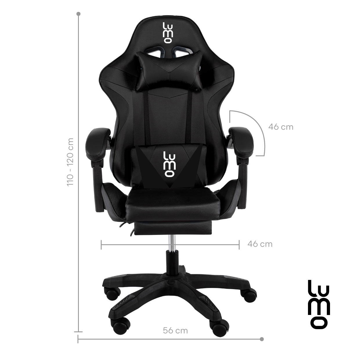 Silla Gamer Ergonomica Ejecutiva De Oficina Reposapies
