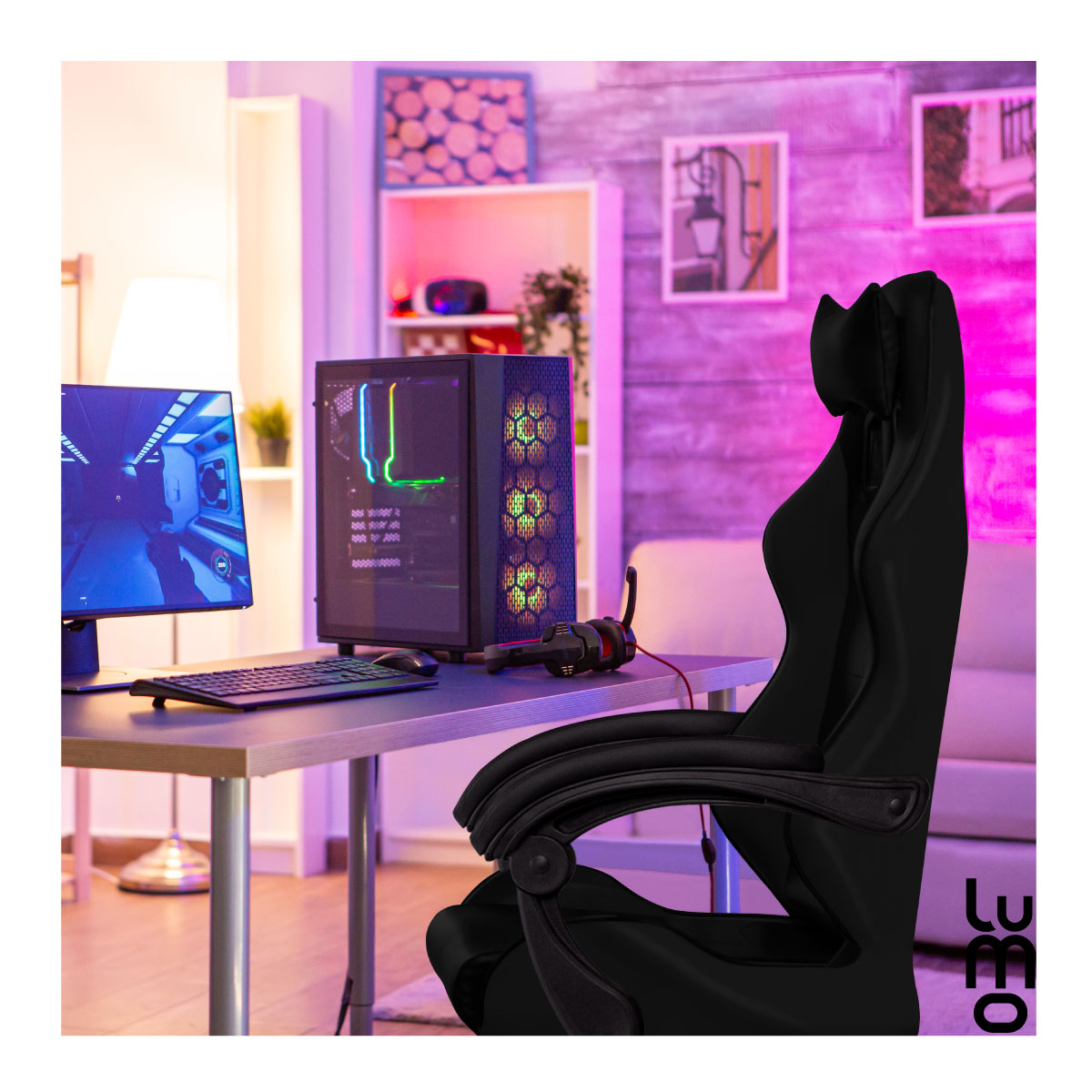 Silla Gamer Ergonomica Ejecutiva De Oficina Reposapies