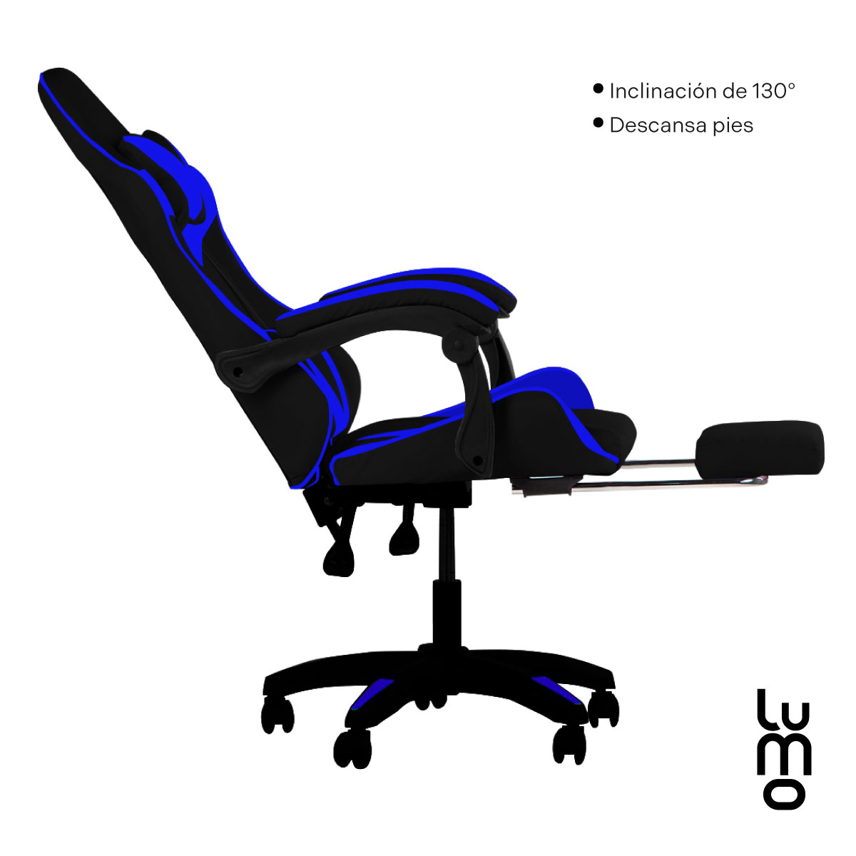 Silla Gamer Reclinable Ergonomica Reposapies Oficina.