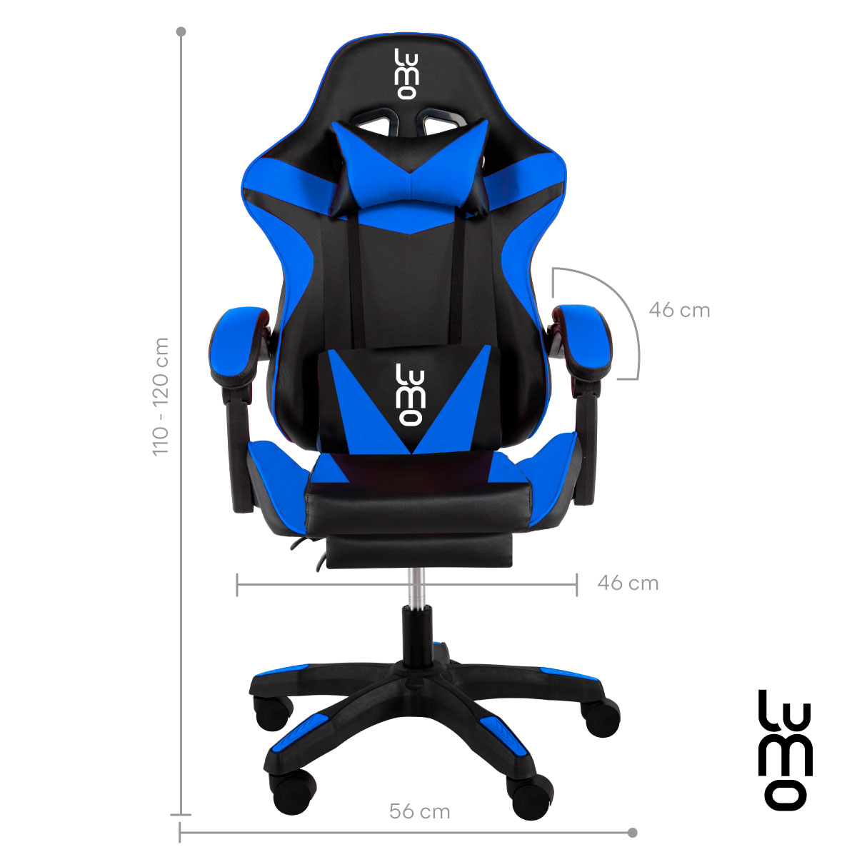 Silla Gamer Reclinable Ergonomica Reposapies Oficina.