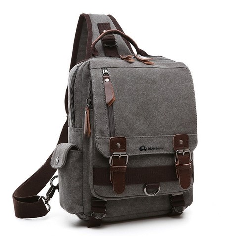 Mochila cruzada Bluelander Mochila Cruzada de Broches color gris 15L 