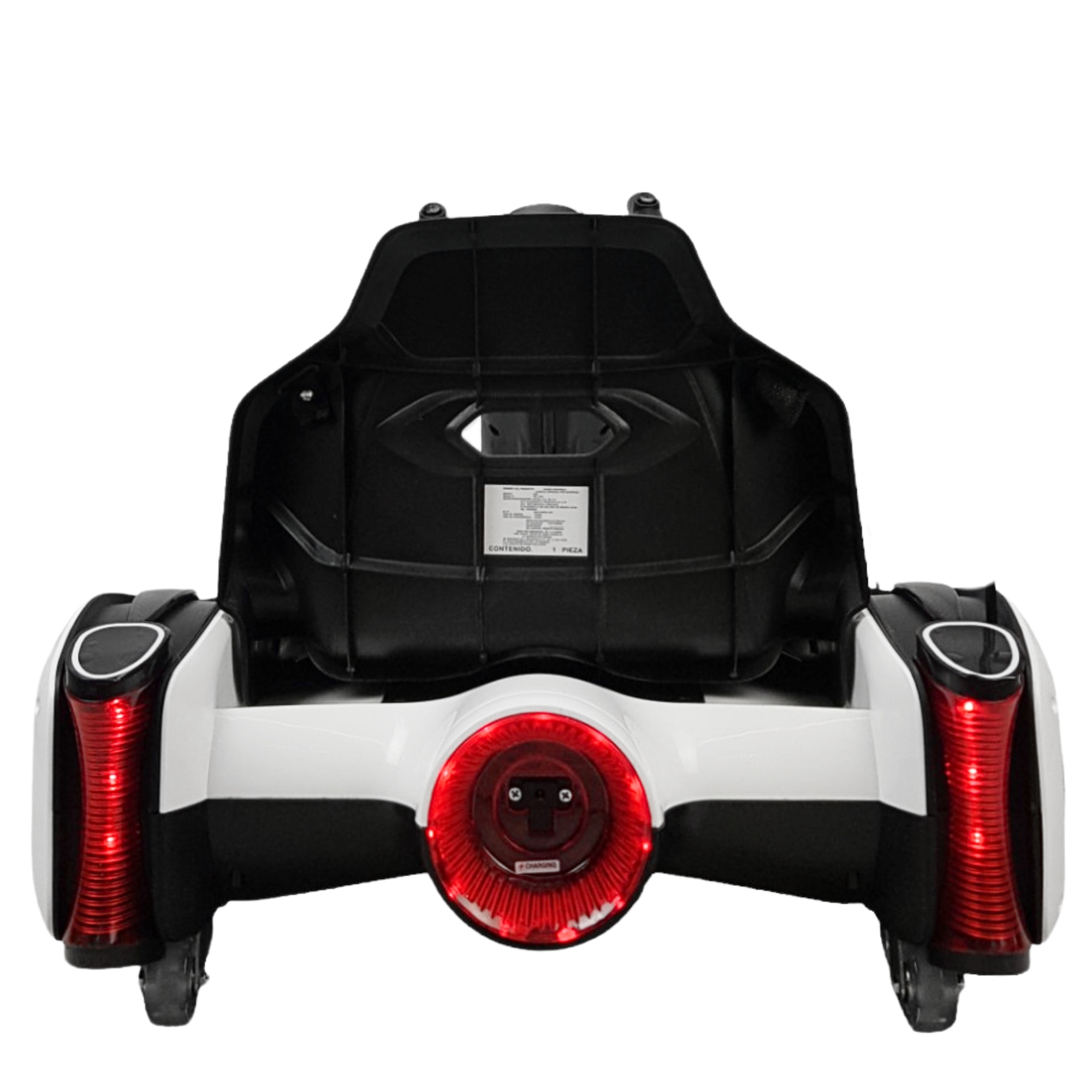 Go Kart Montable Electrico Control Remoto Luz y Sonido 12V - Blanco