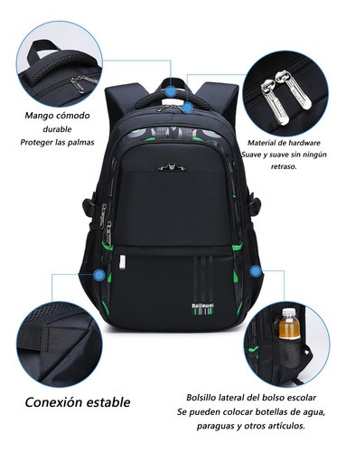 Mochilas Escolares Para Niños Y Niñas, Mochila Impermeable Para Estudiantes De Escuela Primaria, Mochila Para Ordenador Portátil De Viaje.