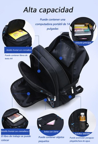Mochilas Escolares Para Niños Y Niñas, Mochila Impermeable Para Estudiantes De Escuela Primaria, Mochila Para Ordenador Portátil De Viaje.
