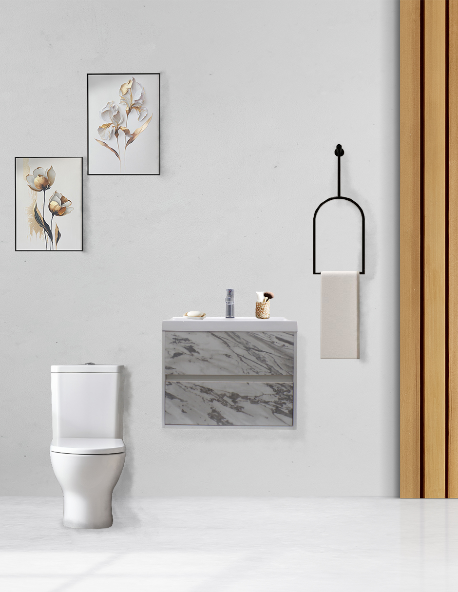 Gabinete Para Baño Con Lavamanos Y Monomando Vanity.