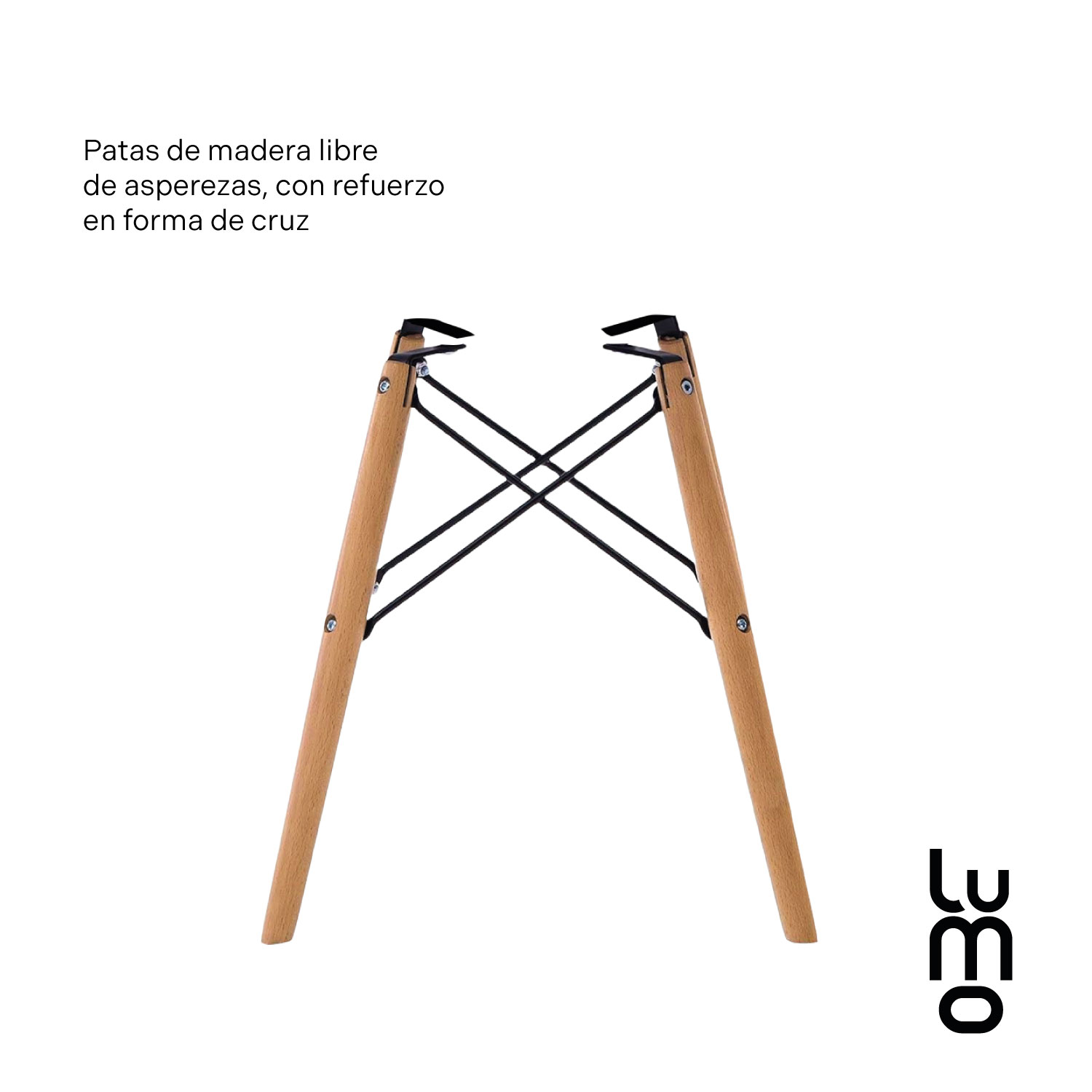 Set 4 Sillas Eames Modernas Minimalistas Acrílico Reforzado.