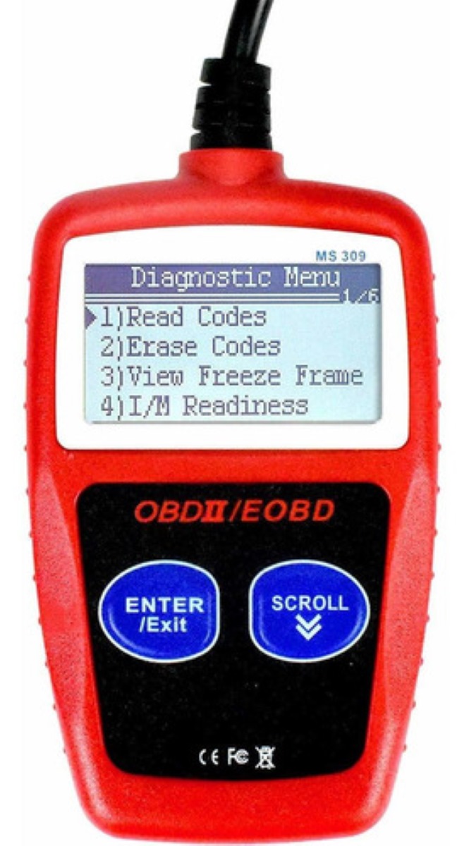 Escaner Automotriz Ms309 Obd2 Leer & Borrar Código De Falla