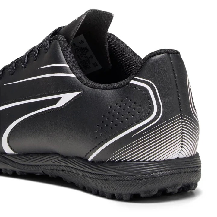 Tenis Puma Vitoria TT Jr Negro/Blanco.