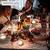Mavalzy - Chimenea de mesa para fogatas de mesa con alcohol, mini chimenea sin humo para interiores y exteriores, portátil, para fogatas de hormigón.