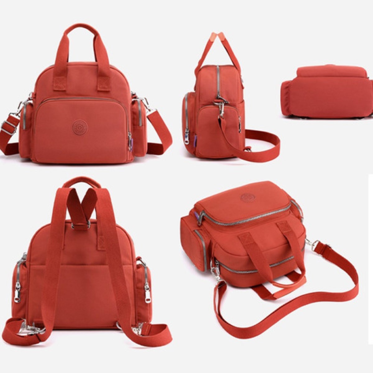 "Mochila De Moda Para Mujer Bolsas De Hombro Naranja ".