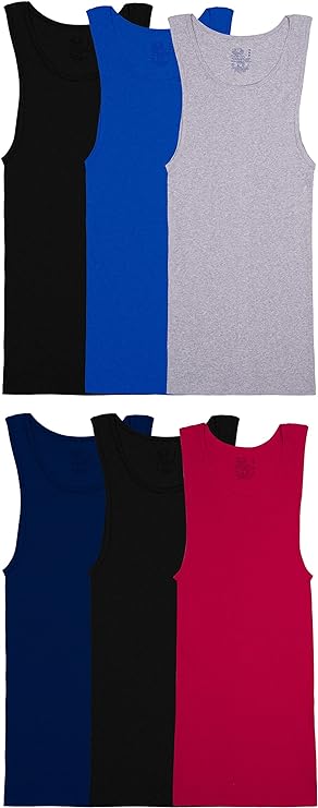 Fruit of the Loom Playera sin Etiquetas Ropa Interior para Hombre.