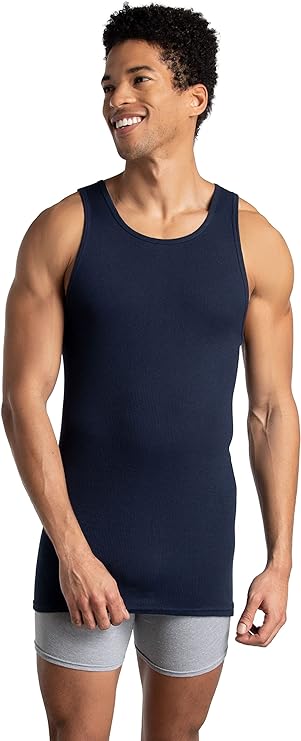 Fruit of the Loom Playera sin Etiquetas Ropa Interior para Hombre.