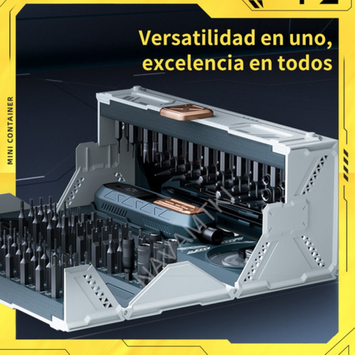 Set De Desarmadores Magnéticos De Precisión 180 En 1 Gris